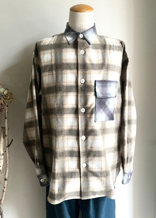 【LIMITED】Ombre Check Shirt