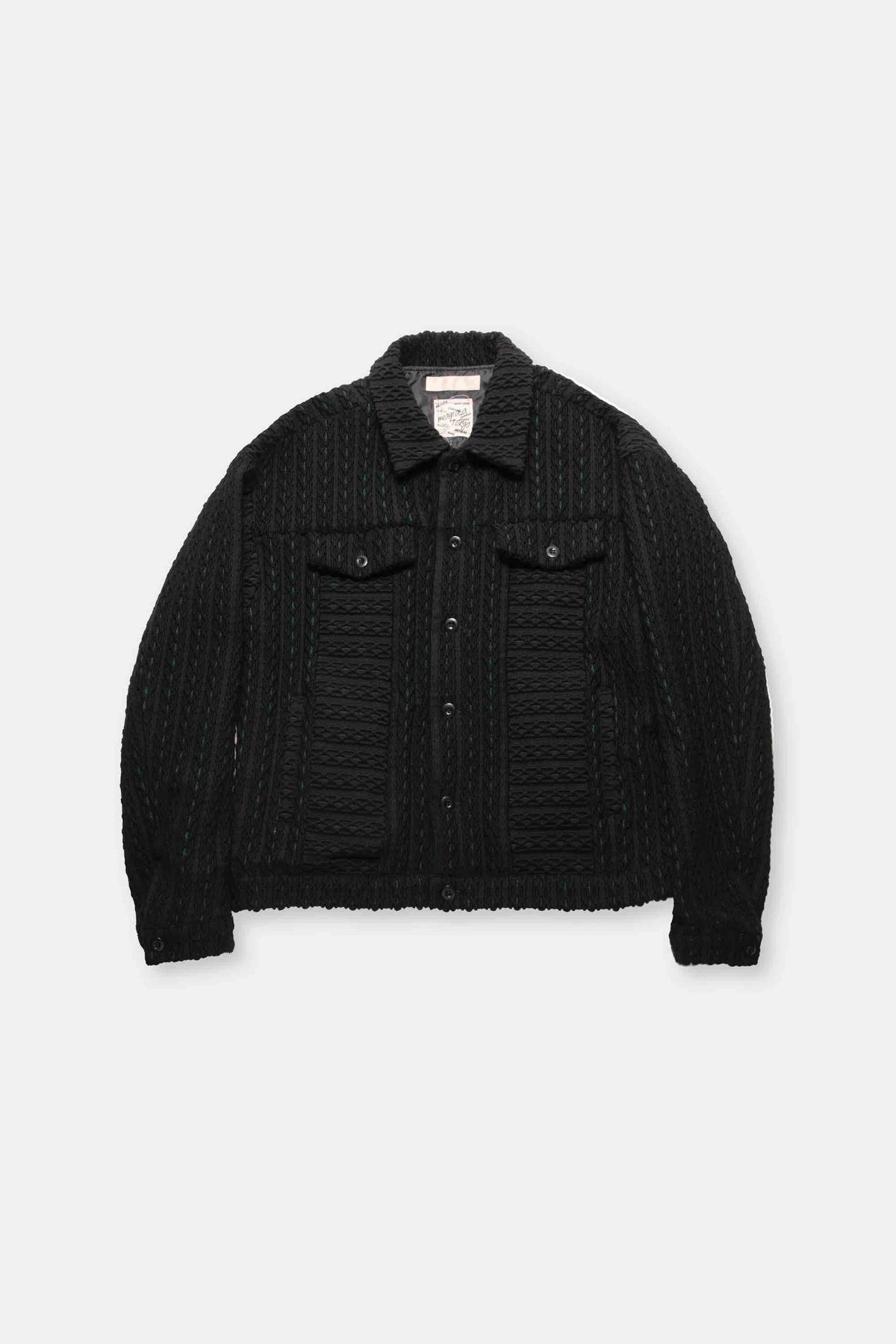 【新品】  meagratia / メアグラーティア | rib dobby tweed PT ドビーツイードパンツ | 2(M) | ブラック | メンズ rib dobby tweed BL– meagratia