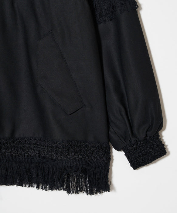 Military satin fringe BL