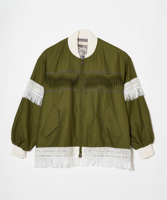 Military satin fringe BL